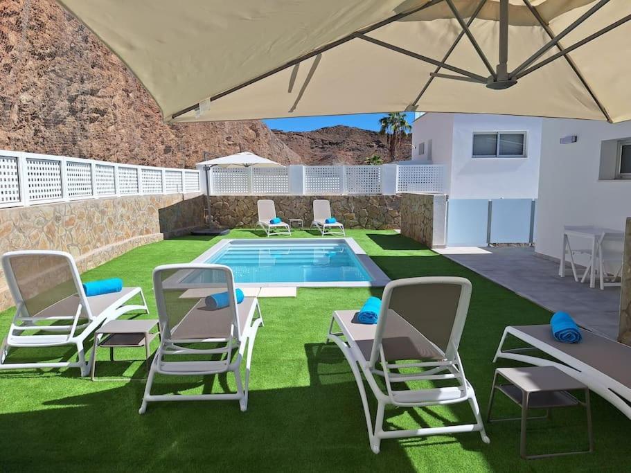 Malibu Mogan Secret Pool Villa - Piscina Privada Y Climatizada - Exclusive Heated Pool La Playa de Tauro Luaran gambar