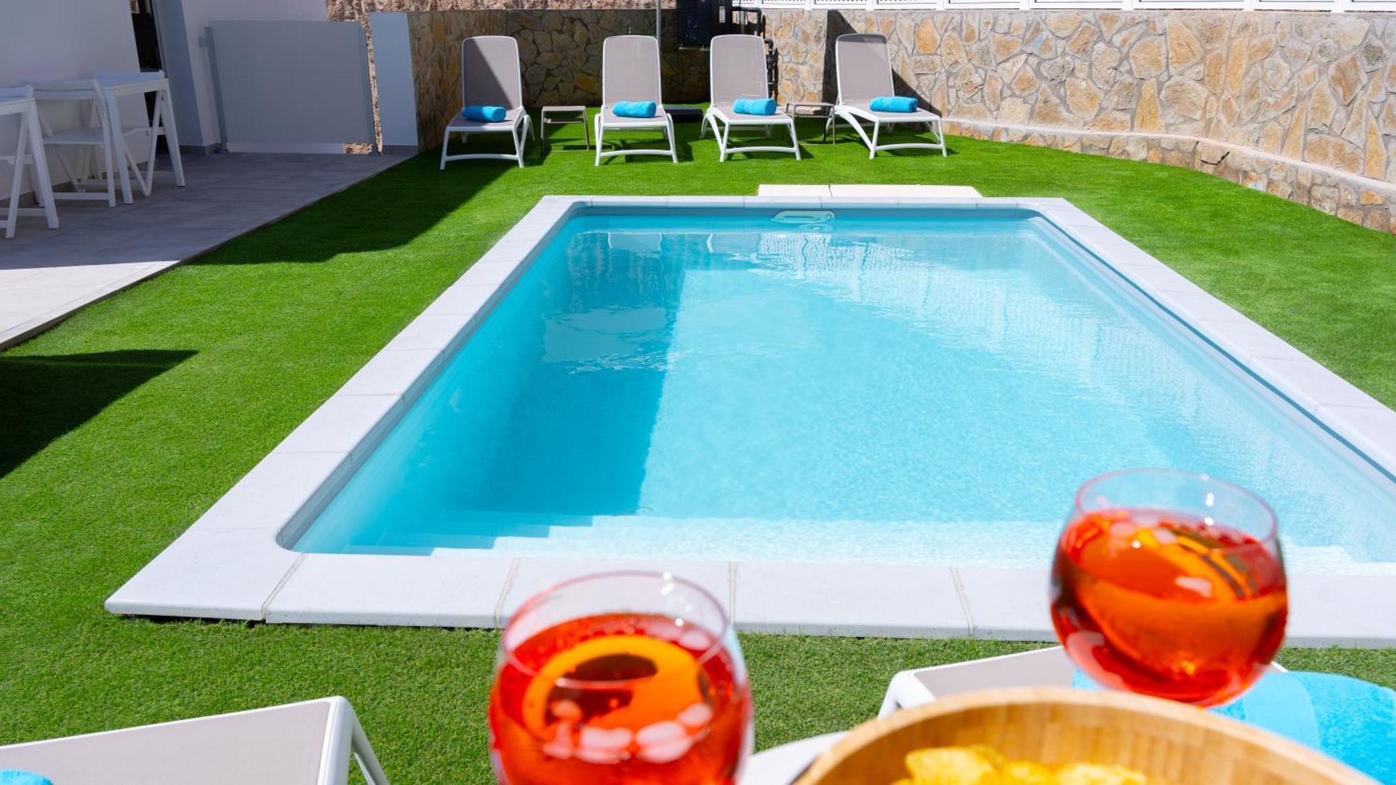 Malibu Mogan Secret Pool Villa - Piscina Privada Y Climatizada - Exclusive Heated Pool La Playa de Tauro Luaran gambar
