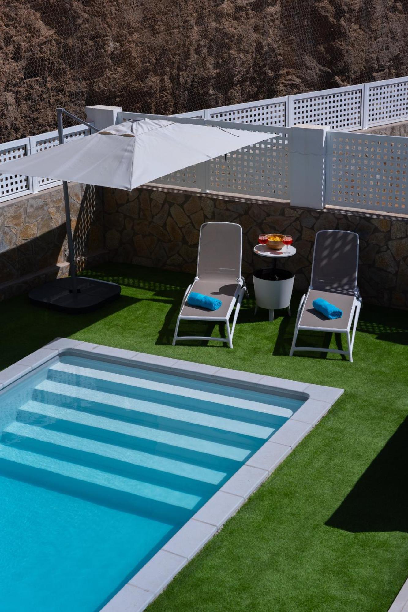 Malibu Mogan Secret Pool Villa - Piscina Privada Y Climatizada - Exclusive Heated Pool La Playa de Tauro Luaran gambar