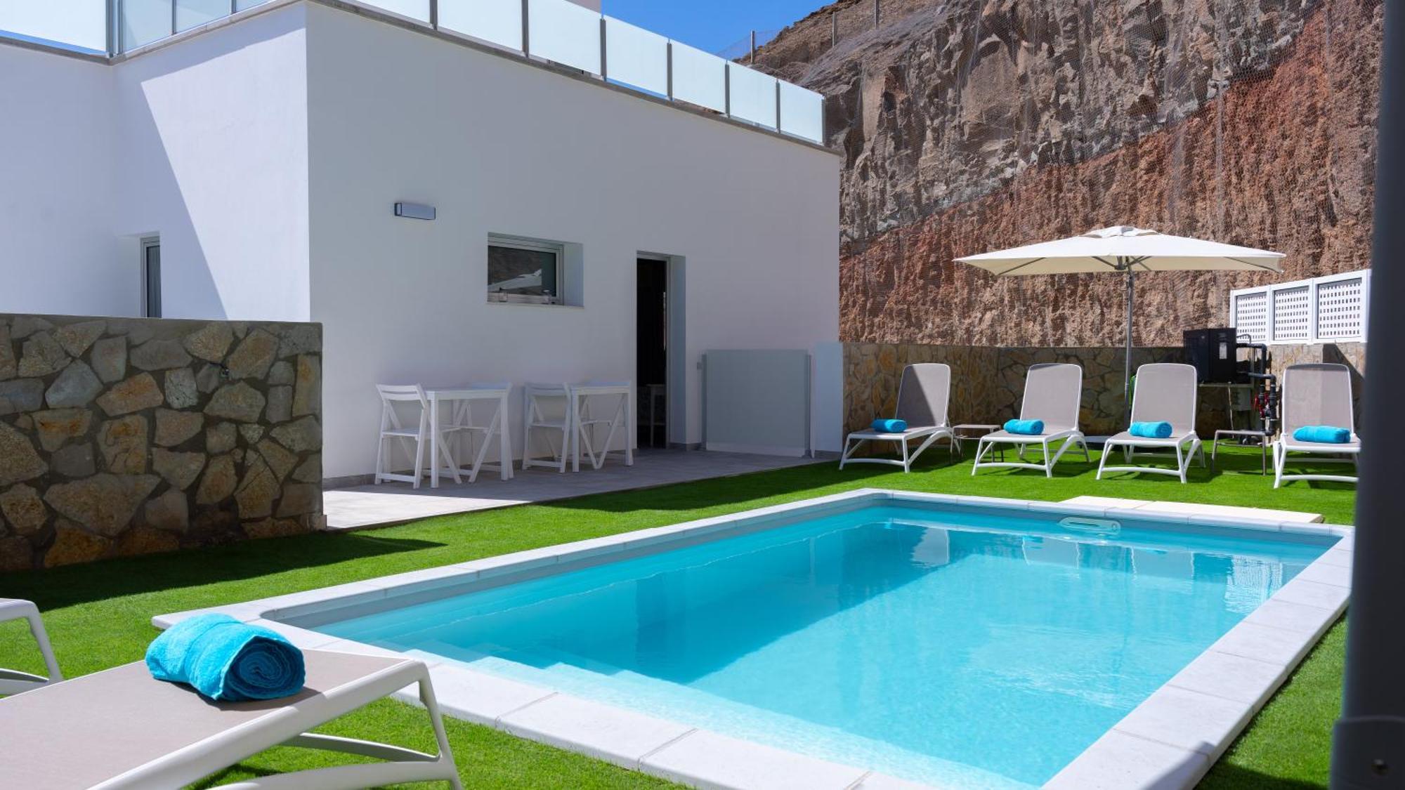 Malibu Mogan Secret Pool Villa - Piscina Privada Y Climatizada - Exclusive Heated Pool La Playa de Tauro Luaran gambar